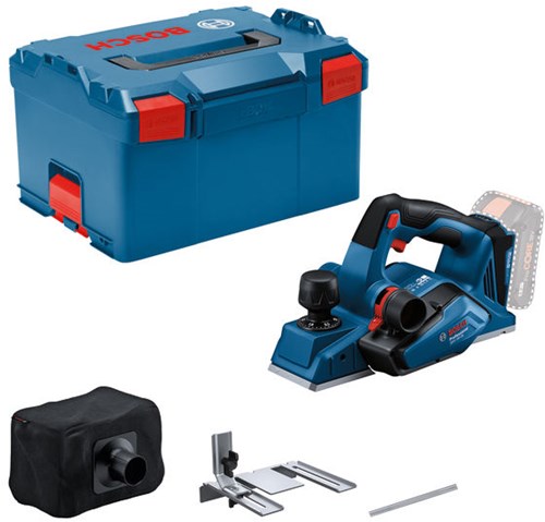 Bosch bleu gho 18v-26 professionnel | raboteuse sans fil | excl. batterie et chargeur | en l-boxx 238 - 06015b5000