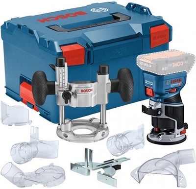 Fraise à chants sans fil Bosch bleue gkf 18v-8 | 18v | sans batterie ni chargeur | en l-boxx 238 - 06016c2003
