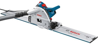 Scie plongeante Bosch bleue gkt 55 gce | + Rail de guidage 1,6 m | en l-boxx - 0601675002