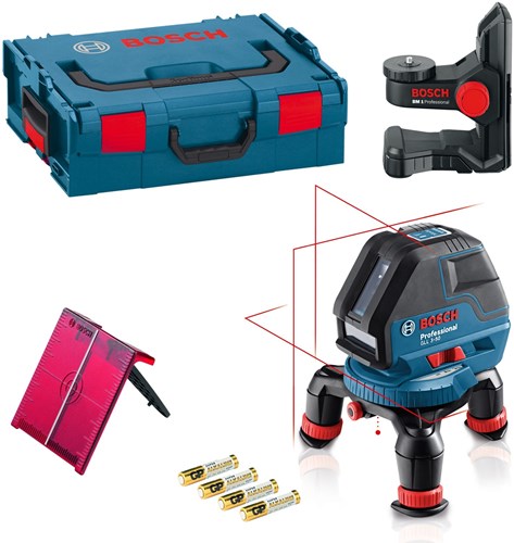 Laser à lignes croisées Bosch bleu gll 3-50 p | + support bm1 | en l-boxx - 0601063802