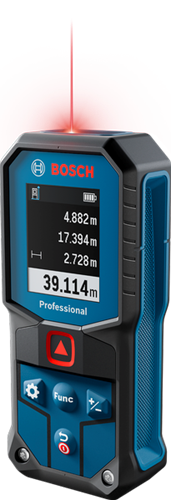 Télémètre laser Bosch bleu glm 40-31 | 2 piles 1,5v lr6 (aa) + coffret de rangement - 0601075000