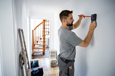 Détecteur Bosch bleu gms 120-27 | 2x pile 1,5v LR6 (aa) | en boîte - 0601081700