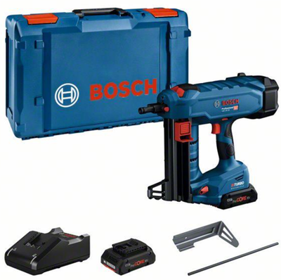 Bosch bleu gnb 18v-38 | cloueuse à béton sans fil | 18v | 2 batteries procore 4.0 + chargeur rapide | en l-boxx - 06019l7002