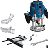 Routeur Bosch bleu gof 20-12 | y compris clé, guide parallèle, 2x pinces, 2x adaptateurs anti-poussière, guide à rouleaux - 0601627221