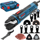 Bosch blue gop 40-30 multi-outil 400w en l-boxx + accessoires - 0601231001