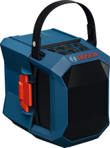 Haut-parleur à batterie Bosch bleu GPB 18V-1C | y compris poignée de transport et couvercle de batterie | sans batterie ni chargeur - 06014a7001 - afbeelding 1