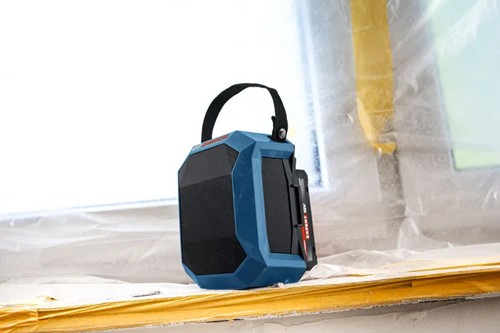 Haut-parleur à batterie Bosch bleu GPB 18V-1C | y compris poignée de transport | sans batterie ni chargeur - 06014a7000