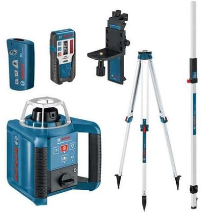 Bosch bleu grl 300 hvg ensemble laser rotatif | + lr 1 + wm4 + rc1 + bt 300 et gr 240 - 061599404b