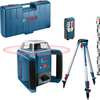 Bosch blue grl 400 h set laser rotatif avec récepteur LR1 | + trépied de chantier bt 152 + toise gr240 - 06159940jy