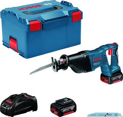 Scie alternative à batterie Bosch blue gsa 18 v-li | Batterie Li-Ion 5,0 Ah | dans l-boxx - 060164j00b