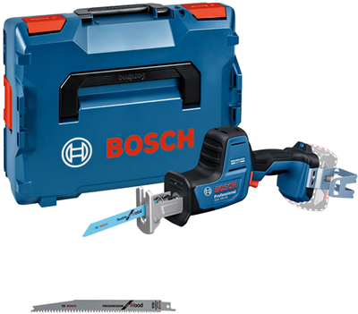 Scie alternative Bosch bleue gsa 18v-24 | solo dans l-boxx | y compris lame de scie s922ef, s2345x, crochet | sans batterie ni chargeur - 06016a5101