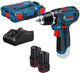 Perceuse sans fil Bosch gsr12v-15 2.0ah