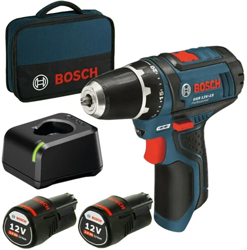Perceuse sans fil Bosch gsr12v-15 2.0ah