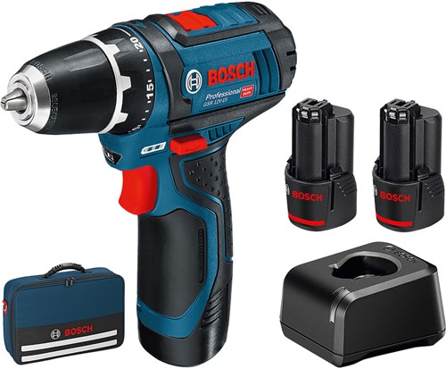 Perceuse sans fil Bosch gsr12v-15 2.0ah