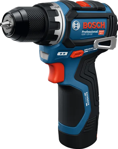 Perceuse sans fil Bosch bleue gsr 12v-32 | 2x GBA 12v 2.0 ah et chargeur gal 12v-20 - 06019n7002