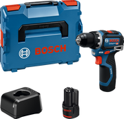 Perceuse sans fil Bosch bleue gsr 12v-32 | 2x GBA 12v 2.0 ah et chargeur gal 12v-20 - 06019n7002 - afbeelding 1