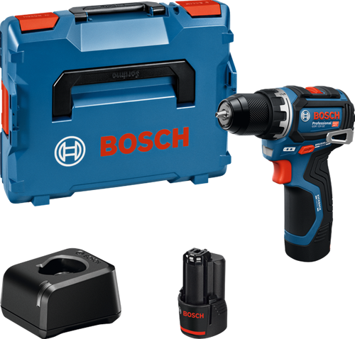 Perceuse sans fil Bosch bleue gsr 12v-32 | 2x GBA 12v 2.0 ah et chargeur gal 12v-20 - 06019n7002