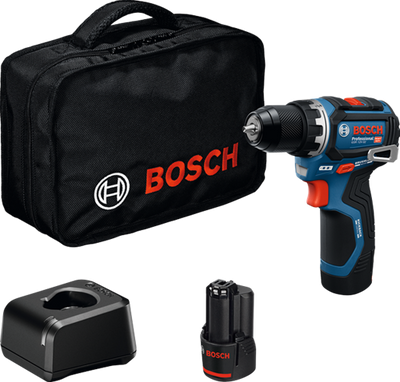 Perceuse sans fil Bosch bleue gsr 12v-32 | 2x GBA 12v 2.0 ah et chargeur gal 12v-20 - 06019n7003