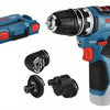 Perceuse-visseuse sans fil Bosch GSR 12V-35 FC bleue + accessoires | sans piles ni chargeur | dans l-boxx - 06019h3003