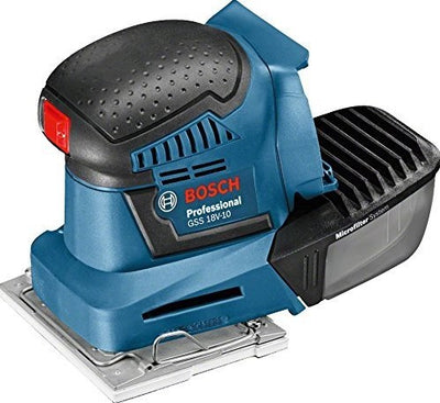 Corps de ponceuse sans fil professionnelle Bosch blue gss 18v-10 | sans piles ni chargeur - 06019d0200