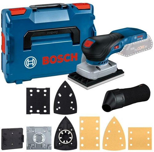 Bosch bleu gss 18v-13 | ponceuse orbitale sans fil | 18v | sans piles ni chargeur | y compris accessoires | en l-boxx - 06019l0101