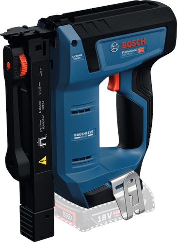 Agrafeuse à batterie Bosch bleue gth 18v-14 | en solo | y compris crochet | sans batterie ni chargeur - 0601482800