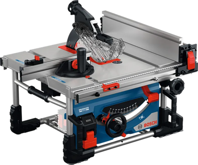 Machine stationnaire à batterie Bosch blue gts 18v-70 | y compris lame de scie mot pro | sans batterie ni chargeur - 0601b44100