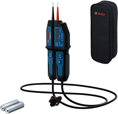 Testeur de tension professionnel Bosch bleu gvt 1000-15 - 0601077800
