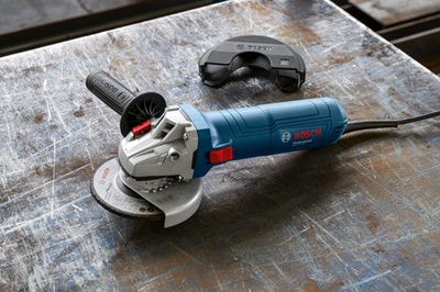 Meuleuse d'angle Bosch bleue gws 12-125 | y compris boîtier et disque diamanté - 06013a6102