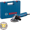 Meuleuse d'angle Bosch bleue gws 12-125 | y compris boîtier et disque diamanté - 06013a6102