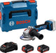 Meuleuse d'angle sans fil Bosch blue gws 18v-11 | comprenant 2x chargeur GBA 18v 5,0 ah gal 1880 cv - 06019n4103
