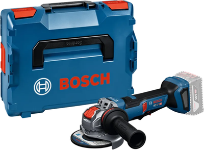 Meuleuse d'angle professionnelle sans fil Bosch blue gws 18v-11 ps | 125 mm | hors batteries et chargeur en l-boxx - 06019n4301