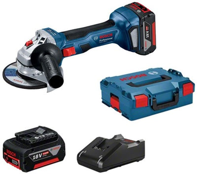 Bosch blue gws 18v-7 meuleuse d'angle professionnelle à batterie 18v | Piles 4,0 Ah - 06019h9005