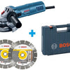 Meuleuse d'angle Bosch gws880 + 2x disque diamant