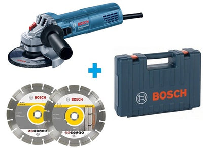 Meuleuse d'angle Bosch gws880 + 2x disque diamant