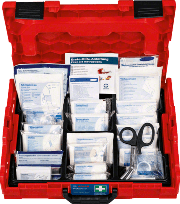 Trousse de premiers secours Bosch bleue l-boxx 102 - 1600a02x2r