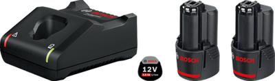 BOSCH PROF STARTSET 12V 2 ACCUS 2.0 AH et Charger