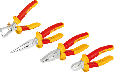 Jeu de pinces bleues Bosch 4 pcs. vde-1600a02ng1