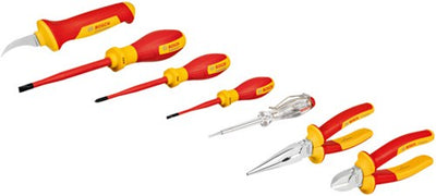 Ensemble d'outils à main Bosch Blue VDE assortis | 7 pièces | professionnel - 1600a02ng3