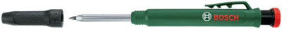 Crayon de marquage vert pour trous profonds Bosch + jeu de marqueurs 6 pièces | multicolore - 1600a033bm