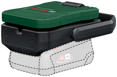 Lampe de poche à batterie Bosch easyspotlight verte 18v-400 | sans batterie ni chargeur - 06039a1200