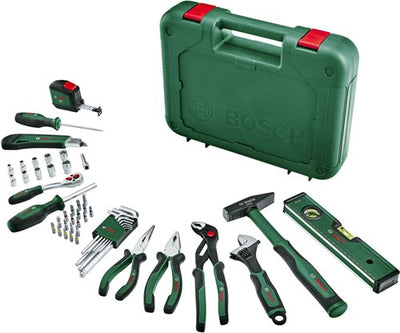 Ensemble d'outils à main vert Bosch avancé | 52 pièces - 1600a02by7