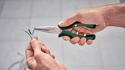 Pince à bec long Bosch verte | 180mm - 1600a032vc