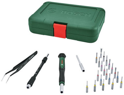 Jeu de tournevis de précision Bosch vert | 24 pièces - 1600a039ht