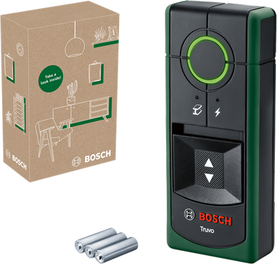 Détecteur truvo vert Bosch | y compris les piles - 06036812z0
