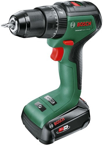 Bosch vert impact universel 18v-60 | Visseuse à percussion sans fil 18v (1x batterie 2,0ah + chargeur) - 06039d7101