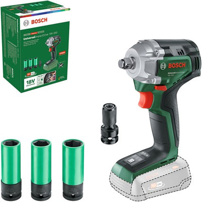 Bosch Home and Garden UniversalImpact Drive 18V-350 0603980305 Visseuse à percussion sans fil 350 Nm 18 V Quantité incluse