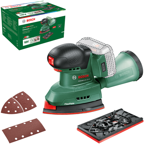 Bosch green universalsander 18v-10 bt ponceuse multi sans fil | 18v | sans batterie ni chargeur - 06033e3100