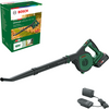 Souffleur de feuilles universel Bosch 18v-130 - souffleur de feuilles - avec batterie Li-ion 18 V (2,5 Ah) - chargeur