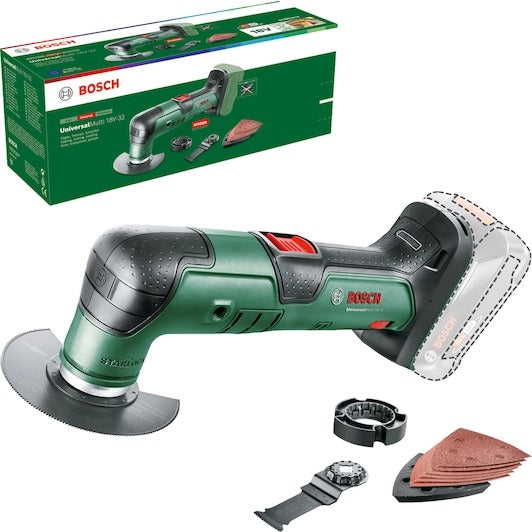 Outil multifonction à batterie Bosch green universalmulti 18v-32 | sans batterie ni chargeur - 0603105000